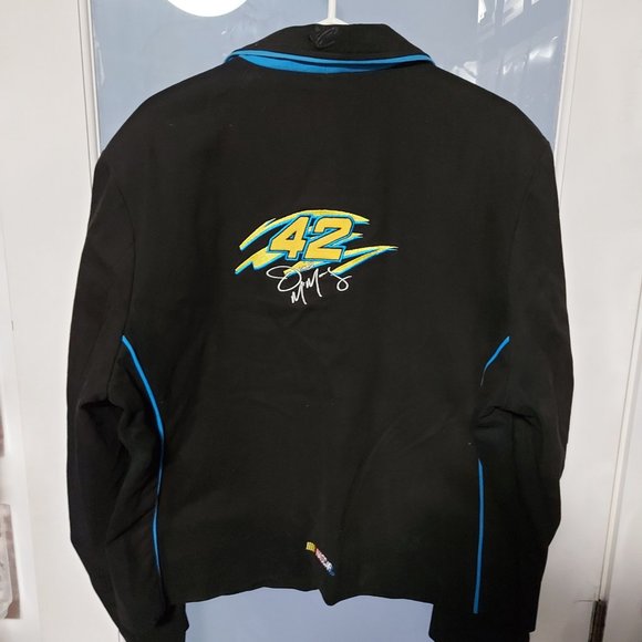 Vintage Mens XXL Chase Authentics Jamie McMurray NASCAR Racing Jacket #42 Signed - Picture 8 of 10